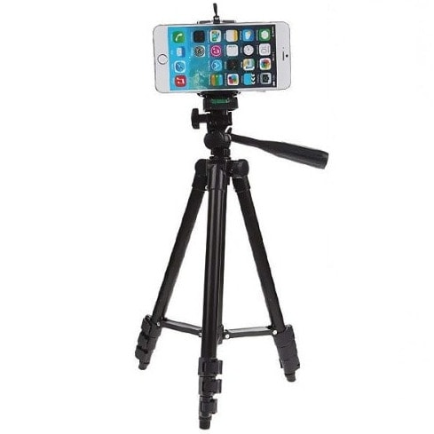 Video Camera + Camcorder & Mobile Tripod With Phone Holder