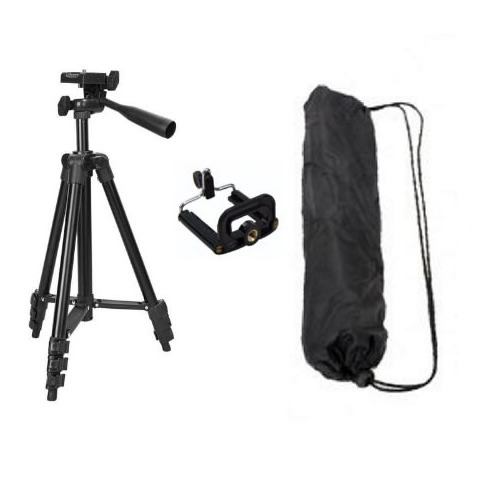 Video Camera + Camcorder & Mobile Tripod With Phone Holder