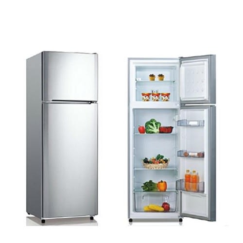 Double Door Fast Cooling Fridge - 280l - Hs-366