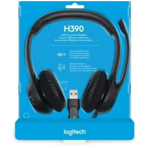 H390 Usb Computer Headset - Black
