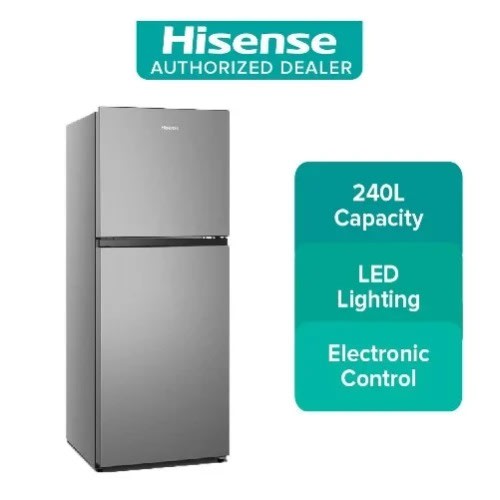 No Frost  Top Mount Double Door Refrigerator - Ref240dr - 240L