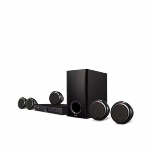 Home Theater System With Bluetooth - Usb - Dvd - Bass Blast - Black