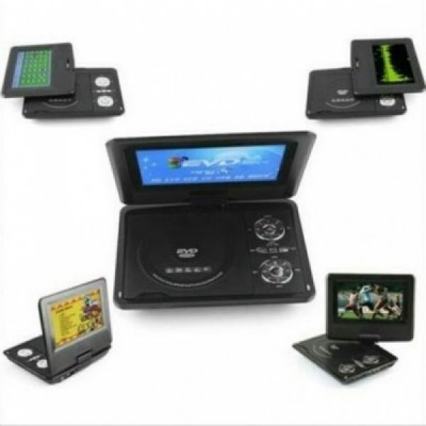 Portable Television & Dvd Player With Game Accessories & Fm Radio Transmission
