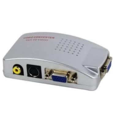 Pc To Av Converter - Vga To Av Converter - Silver