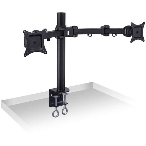 17"-27" Desktop Monitor Mount - Double Arm