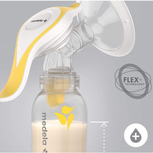 Manual Harmony Single Hand Breast Pump With Flex Shields For Comfort - 6 Count