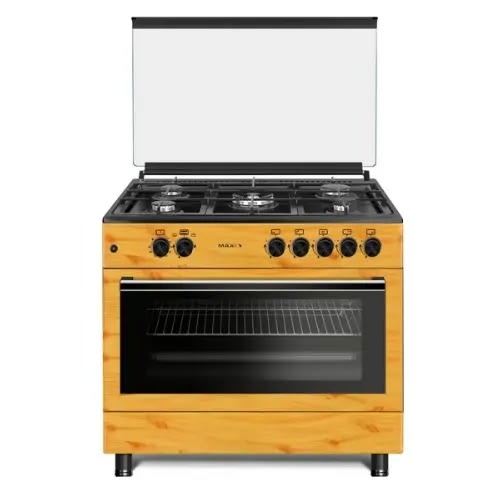 5 Burner Gas Cooker – 60x90cm - Wood