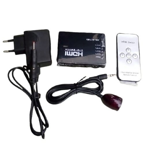 5 Port Hdmi Splitter/ Switch With 5 V Adapter