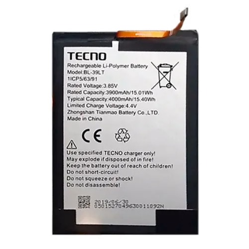Replacement Internal Battery For Tecno Phones - Bi-39it