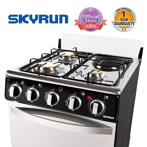 3 Burners + 1 Electric Hotplate Gas Cooker- Gcs-3g1e/k - 220V-240V - 1500W