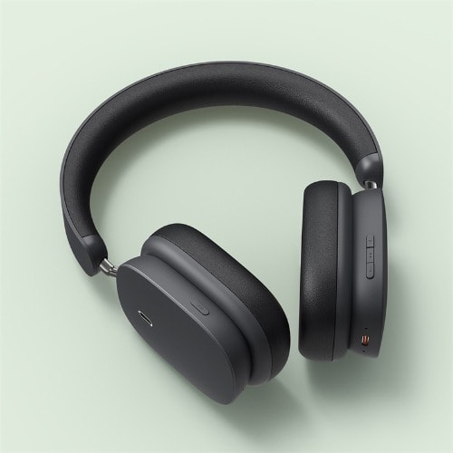 Bowie H1 Hybrid Anc Wireless Headphones 4-mics Enc Bluetooth 5.2 40mm Driver Hifi 70htime