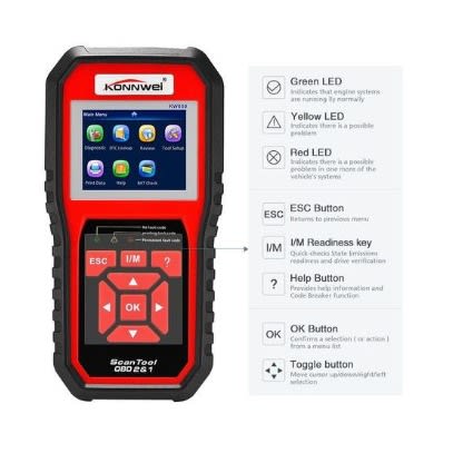 Advance Car Diagnostics Obd2 Scanner - Kw850