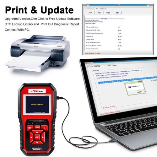 Advance Car Diagnostics Obd2 Scanner - Kw850