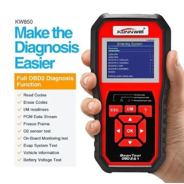 Advance Car Diagnostics Obd2 Scanner - Kw850