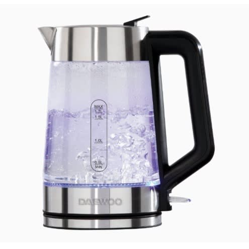 Illuminated Easy-Fill Glass Jug Kettle - 1.7L- 3000W