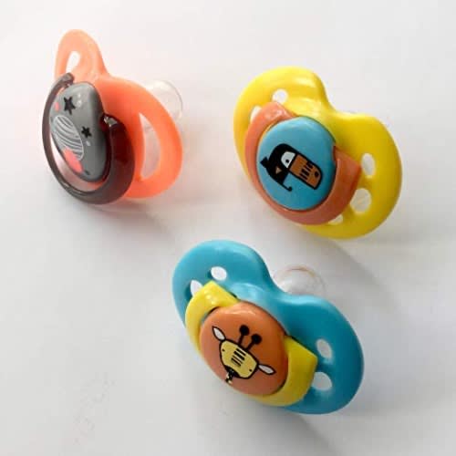 Day & Night Orthodontic Acceptance Guaranteed Baby Pacifier- Pack Of 3