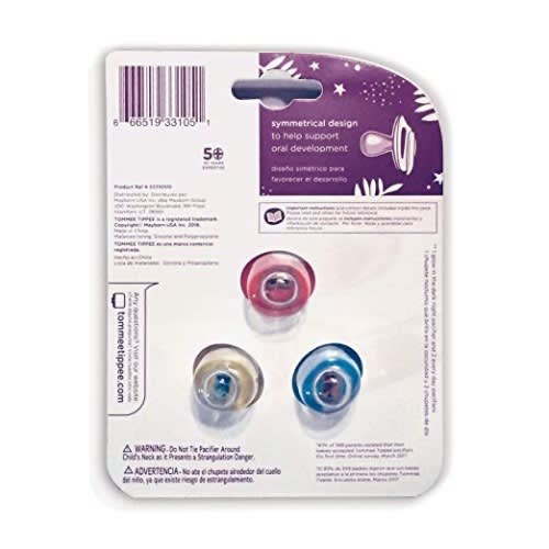 Day & Night Orthodontic Acceptance Guaranteed Baby Pacifier- Pack Of 3