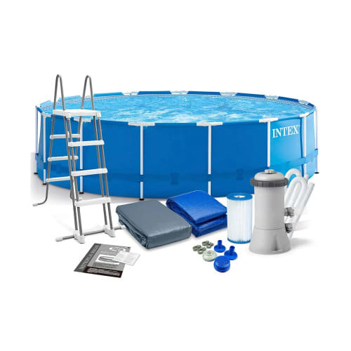 15ft metal Round Frame Pool - 4.57 x 4.57 x 1.22 cm