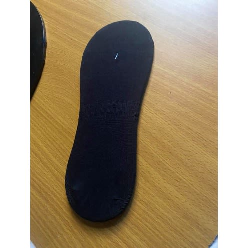 Invisible Men's Cotton Expandable Sock - Black
