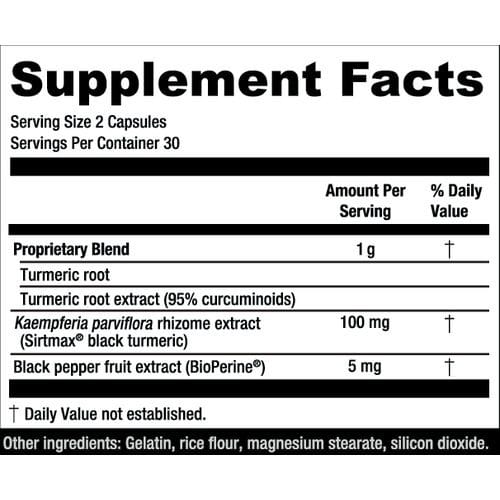 Sculpt Nation Turmeric Curcuminoid Extract 95% 60 Capsules 1320mg