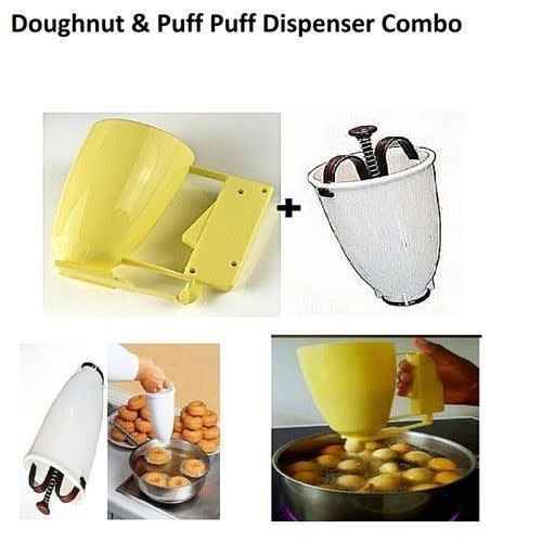 Doughnut Maker Dispenser Donut Maker Dispenser + Puff Puff Batter Dispenser