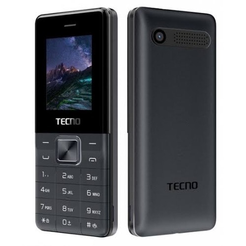 T301- Dual Sim -Torch Light - 4MB ROM +4MB RAM -1150mAh- Fm Radio- Black