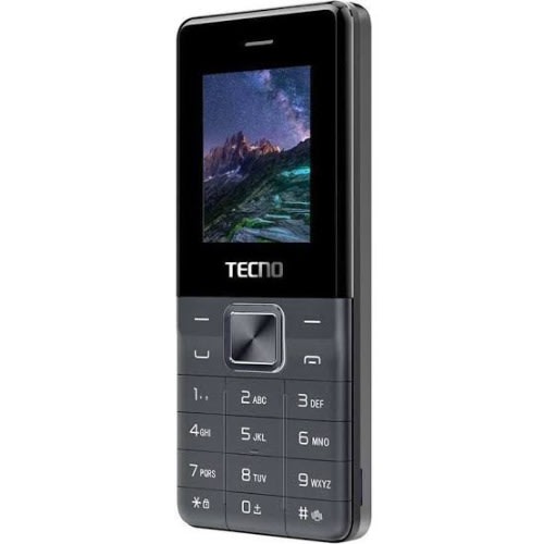 T301- Dual Sim -Torch Light - 4MB ROM +4MB RAM -1150mAh- Fm Radio- Black