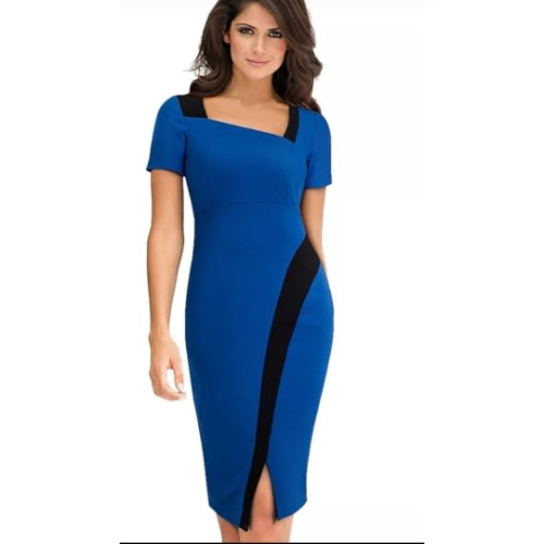 Beautiful Patch Work Bodycon Dress