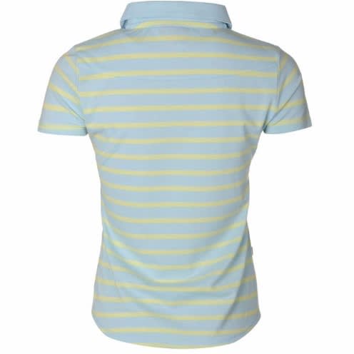 Yarn Dye Polo Women's Shirt - Sky Blue