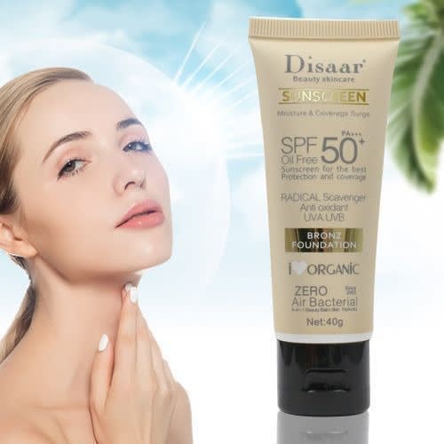 Spf50 Sunblock Organic Sunscreen Cream -50ml