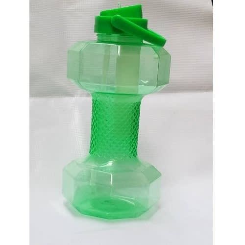 Dumbbell-Shaped Water Bottle - Green
