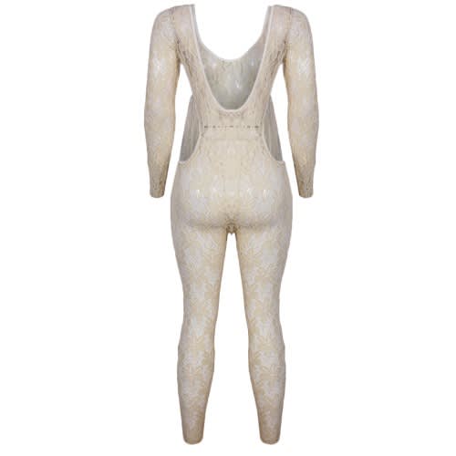 Biege Lacey Jumpsuit
