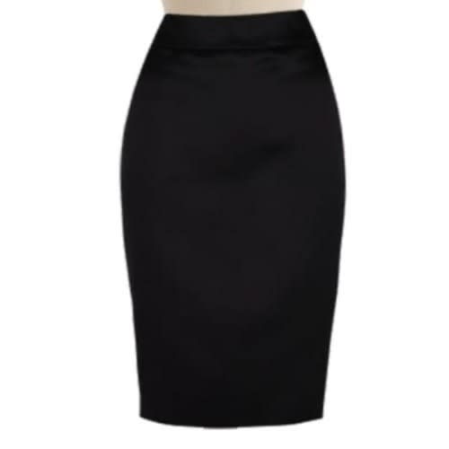 Ladies Body Con Skirt- Black
