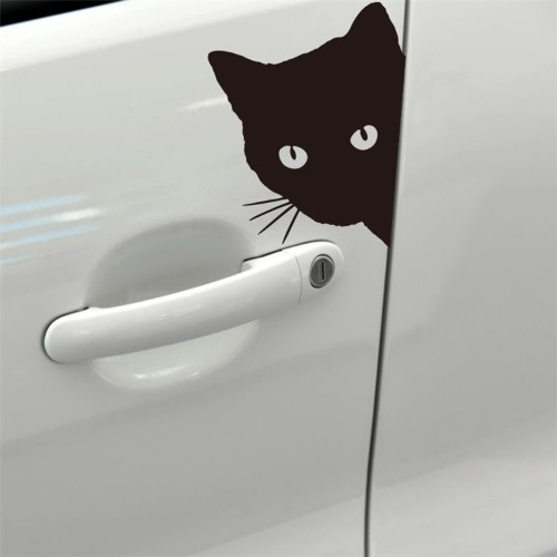 Cute Cat - Reflective Car Sticker - 1 Piece