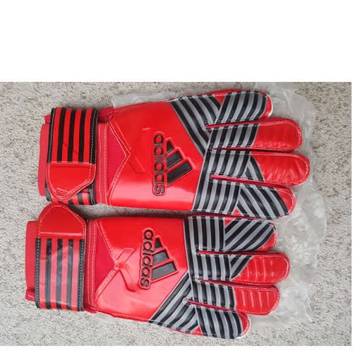 Goalkeeper's Latex Gloves - Red And Black