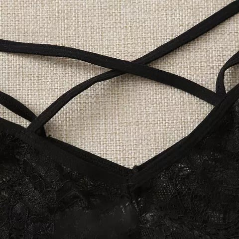Lace Lingerie Set - 3pcs