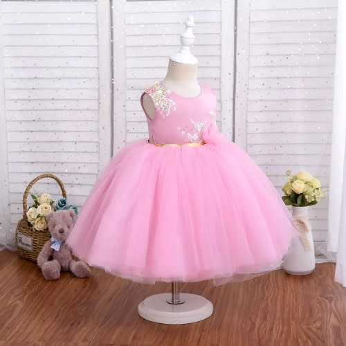 Girl Birthday Full Ball Gown - Pink
