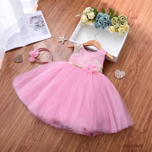 Girl Birthday Full Ball Gown - Pink