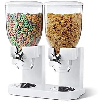 Double Container Cereal Dispenser