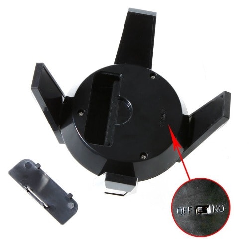 Solar Powered 360 Degree Rotating Turntable Display Stand