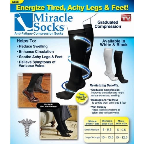 Miracle Socks Anti-fatigue Compression Stocking For Man & Women