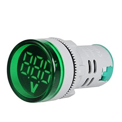 Ac 60-500v Led Digital Voltmeter Display - Green