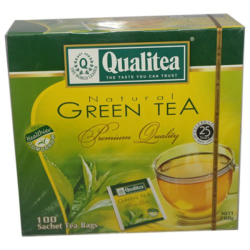 Qualitea - Natural Green Tea - 100 Sachets