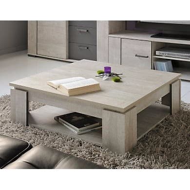 Tribeca Square Coffee Table - Brown