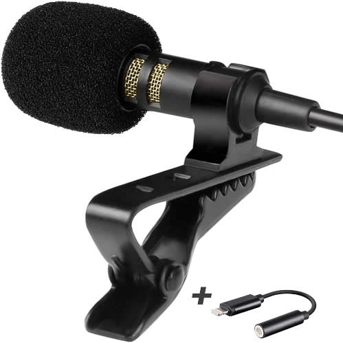 Lavalier Microphone With Lightning Adapter For Youtubers