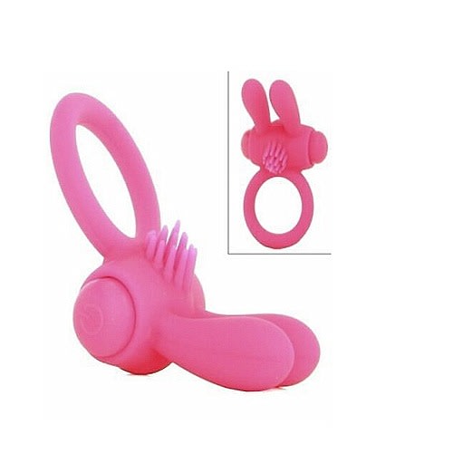 Clit Rocky Rabbit Vibrating Wireless Enhancer + Viga 1 Million Delay Spray - 45ml