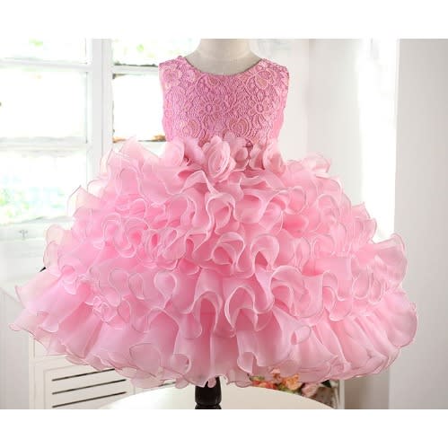 Girl's Birthday Gown - Pink