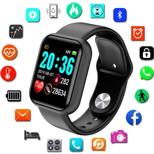 Multi-function High Tech Y68 Smart Watch