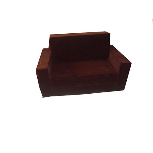 Sofa Bed With Arm Rest 48 X 24 X 18 (1-seater Convertible Sofa) -Brown
