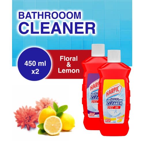 Bathroom Cleaner Bundle - Floral And Lemon - 450ml